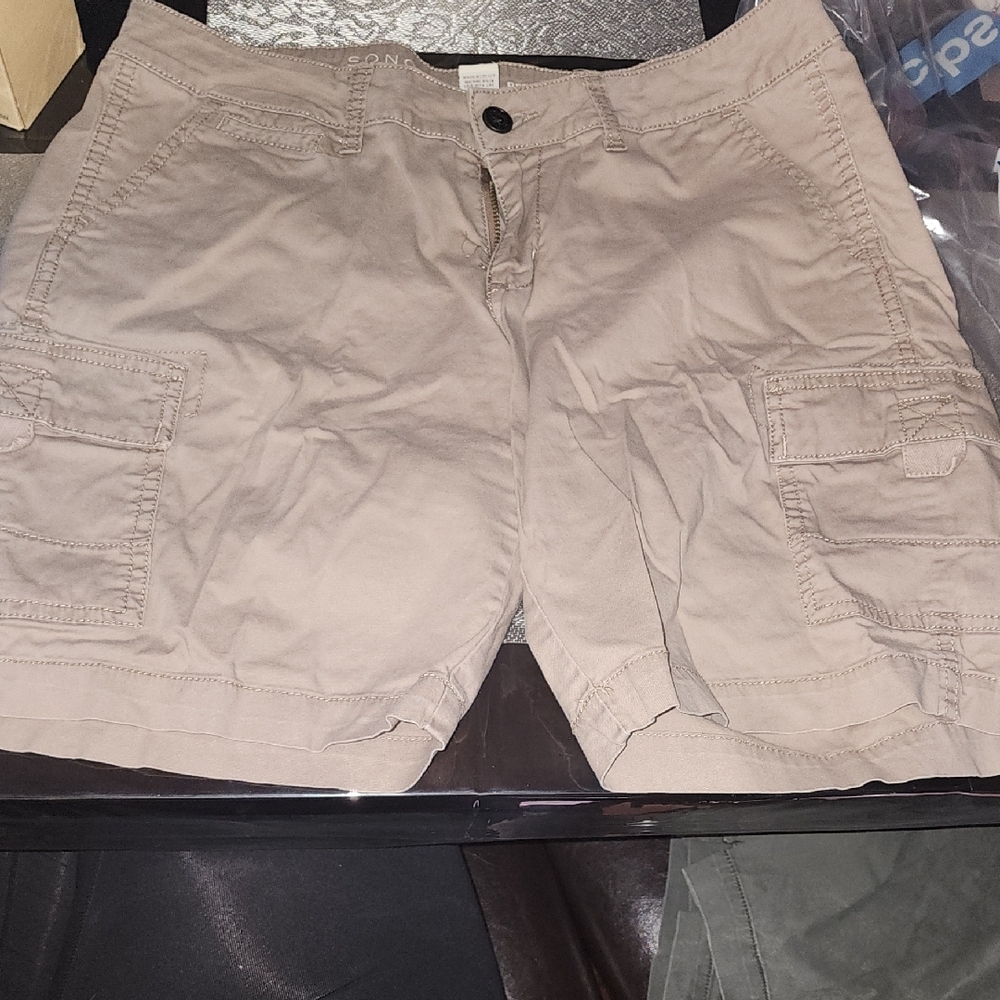 Tan Cargo Shorts